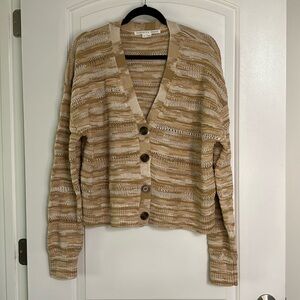 VERONICA BEARD GOLIAD STRIPPED CARDIGAN🤍EUC